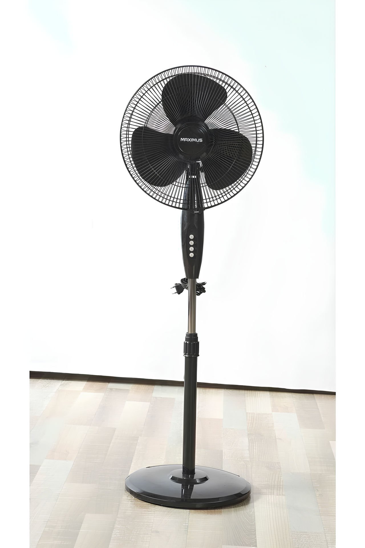 Minisan Maximus Merkür 16'' Ayaklı Vantilatör SİYAH