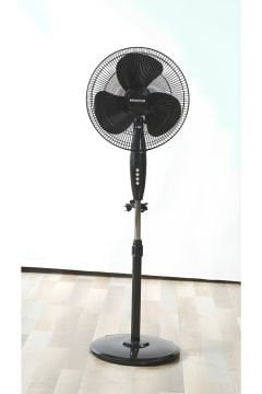 Minisan Maximus Merkür 16'' Ayaklı Vantilatör SİYAH